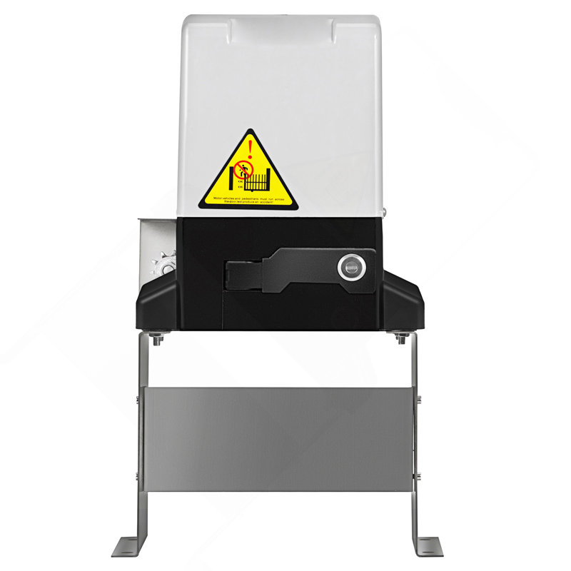 Ouvre-porte coulissant automatique 1400LBS avec 2 télécommandes, trousse de quincaillerie pour la sécurité, vitesse de déplacement 40 pi par minute, moteur électrique de barrière coulissante