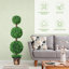 Topiaire 36 "en faux buis en pot-1733969989