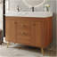 Meuble-lavabo autoportant moderne de 36 po avec plateau en pierre frittée, lavabo en céramique et rangement intelligent-1967249688