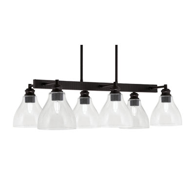 Edge 6 Light Bar With 6.25" Glass