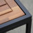 Vianna 3-Piece Outdoor Rocking Bistro Set - Set of 2 Patio Rocking Chairs with Cushion and Acacia Wood Coffee Table