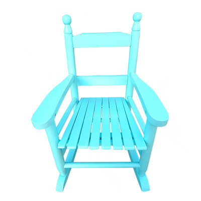 Chaise berçante bleu clair S - d'intérieur ou d'extérieur - convient aux enfants - durable