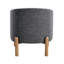 Fauteuil moderne gris, structure en contreplaqué et salon confortable en bois massif-1759665554