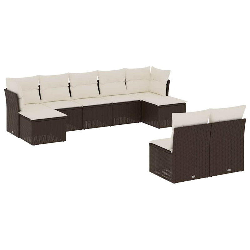 Ensemble de canapé de jardin Vidaxl