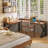 Walnut L-Shaped Solid Wood  desk-108840421-108840418