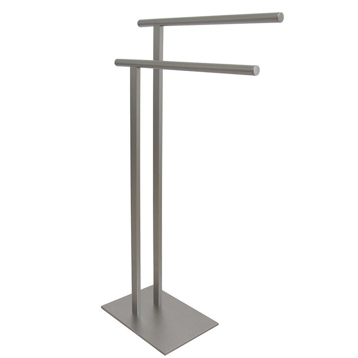 Kingston Brass Edenscape Double Freestanding Towel Stand & Reviews ...