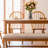 Solid wood oak dining table-108223523