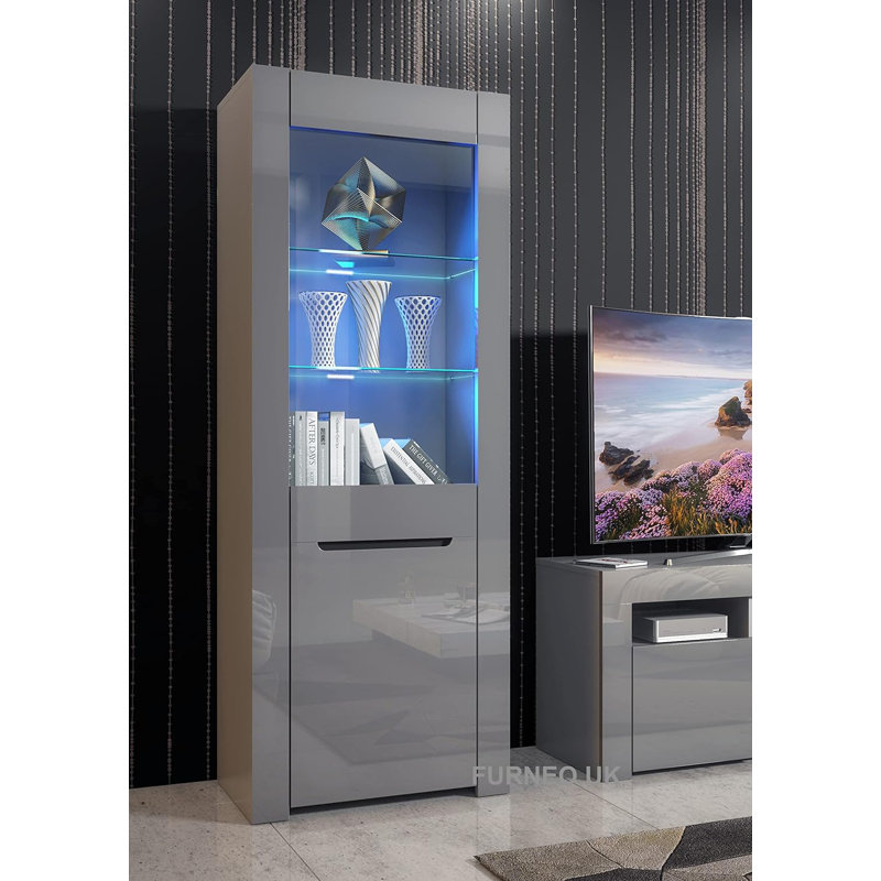 Milano Display Cabinet, Blue