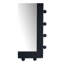 Miroir mural Figaro noir