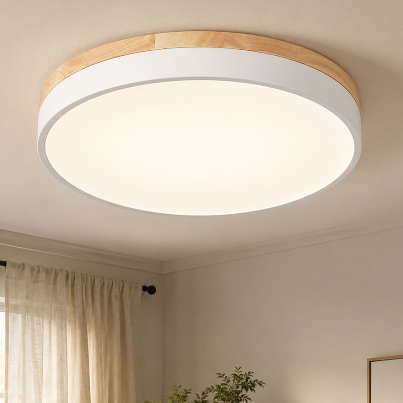 15.75inch Modern LED Flush Mount 3000K/4000K/6000K Dimmable Flush Mount Light