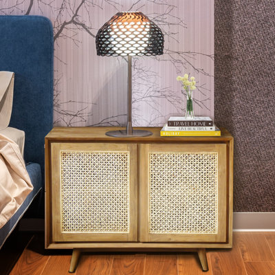 Steinbeck Solid Wood Accent Cabinet