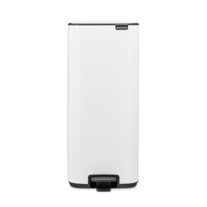 Brabantia 30 Litre Bo Pedal Bin, White