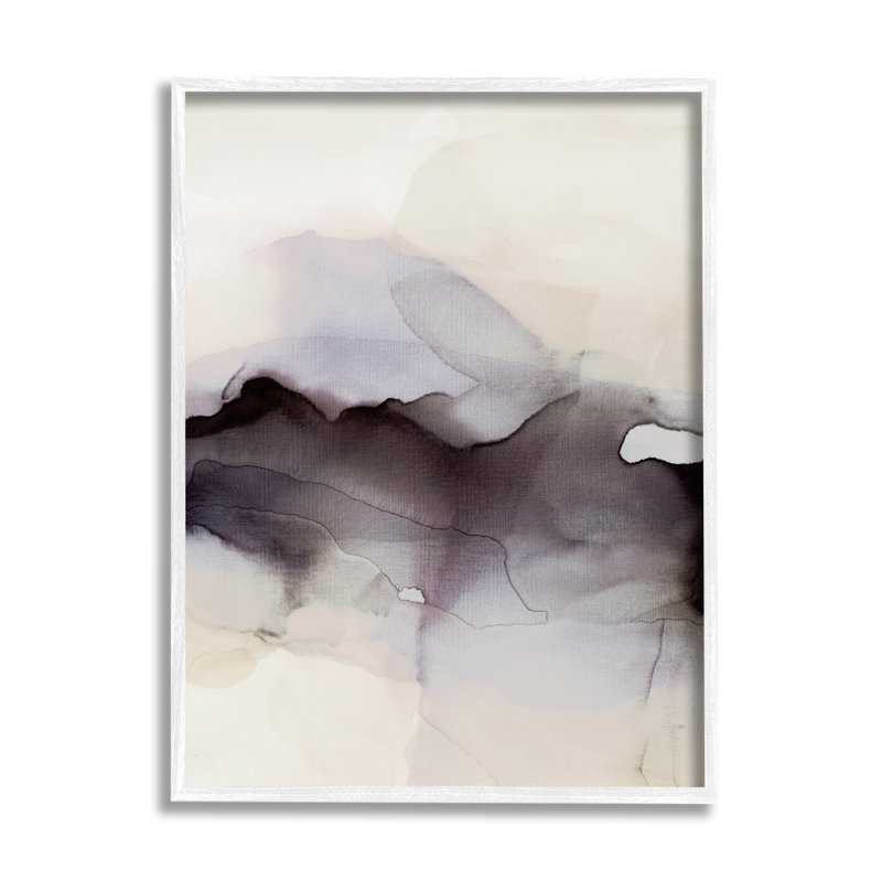 Abstrait, peinture à l'aquarelle noire, fondu, encre fluide, ombre, art mural par Kippi Leonard, H 20 po x l 16 po x P 1,5 po