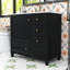 Meuble-lavabo autoportant avec lavabo en céramique, tiroirs de rangement et porte à fermeture douce-829977358