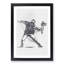 Flower Thrower in Abstract by Banksy - Framed Print-55728256-55728257