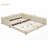 Queen Size &amp; Twin XL Size Upholstered Platform Bed, No Box Spring Needed, Sturdy &amp; Durable