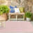 Outdoor Muzzicon Area Rug Pink-Light Pink Color-1090843910