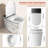 Smart Toilet With Bidet Built In, Japanese Bidet Toilet, For Bathroom, Modern Elongated Toilet With Heated Toilet Seat, Bidet Warm Water, Dryer, Auto Open/close Lid, Automatic Toilet Flushing