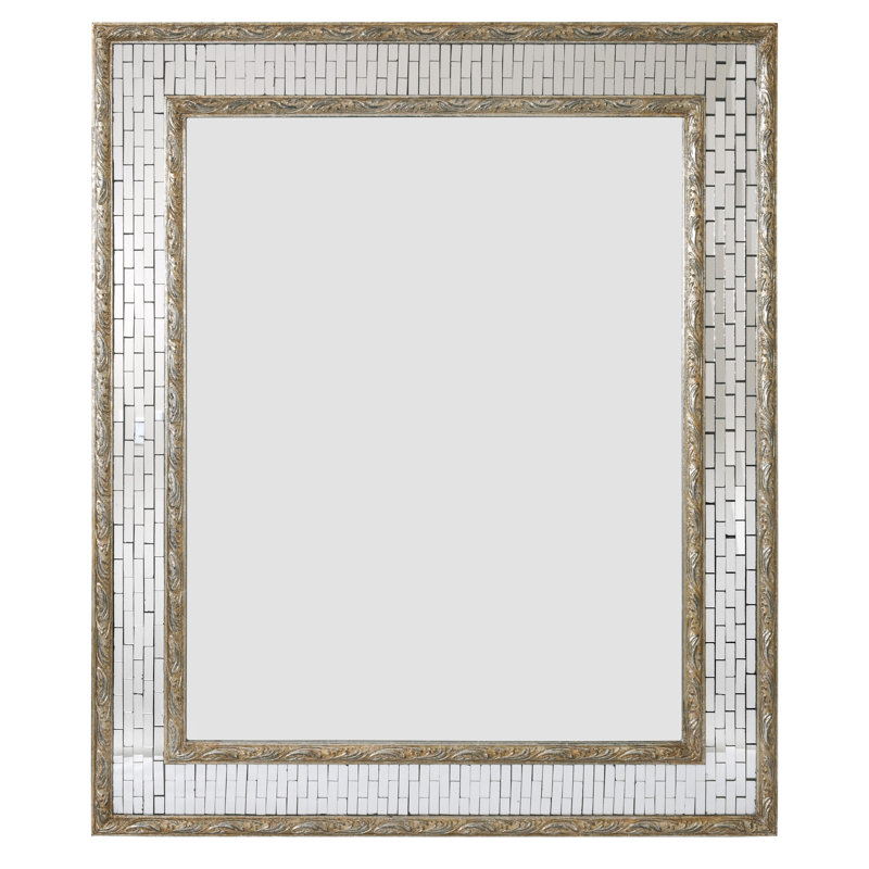 Silver Facet Mirror