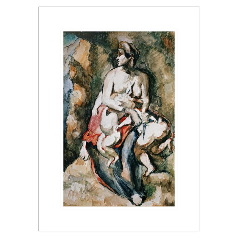 Medea par Paul Cézanne, H 21,75 po x l 15,92 po