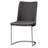 Chromium 18.1'' H Faux Leather Upholstered Metal Side Chair-824833081
