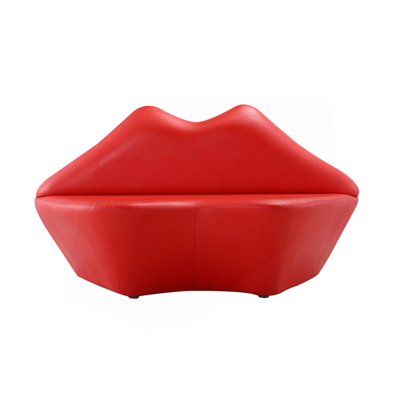 Causeuse rouge