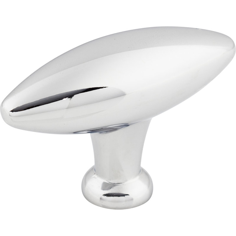 Shrewsbury Small 2 5/16" Length Bar Knob, Polished Chrome