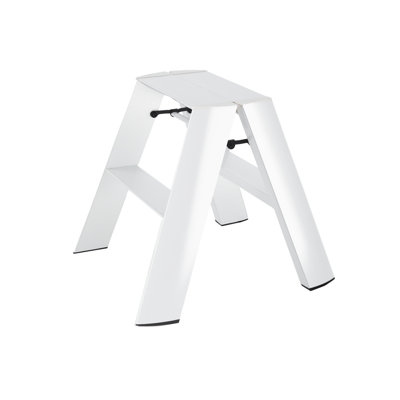 lucano 2 - Step Aluminum Lightweight Folding Step Stool