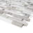 Sliver Brick 11.82 in. x 12.01 in. Interlocking Glossy Glass Mosaic Tile-36932907