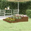 Anneclaar Self-Watering Wood Raised Garden Bed-440056958-440056957