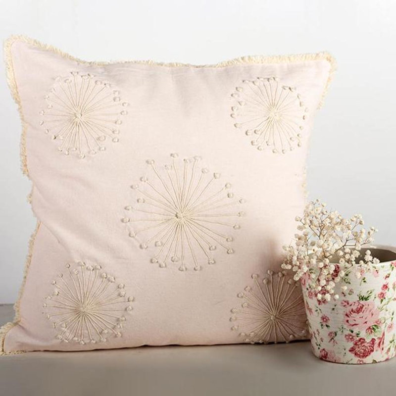 Coussin 18 "x 18" avec broderie