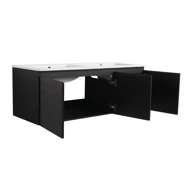 Cisneros 48-Inch Floating Wall-Mounted Vanity