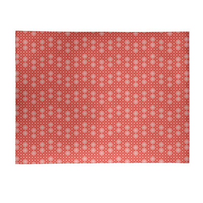 Tapis rouge de treillis classique