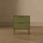 Table de chevet vert olive