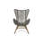 Explorer Upholstered Accent Chair with Ottoman