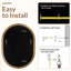 Miroir de salle de bain Kaitlee Cadre en acier inoxydable-1729450625-1729450639-1714574049
