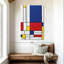 Géométrique «Mondrian II» sur toile-1534421104