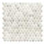 Carreau de mosaïque en verre 1 po x 1 po Eterna Penny-131483569