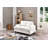 Charming Transitional Loveseat In White