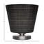 Lampe d'appoint Fez présentée en finition graphite avec verre matriciel-132851687-132851686