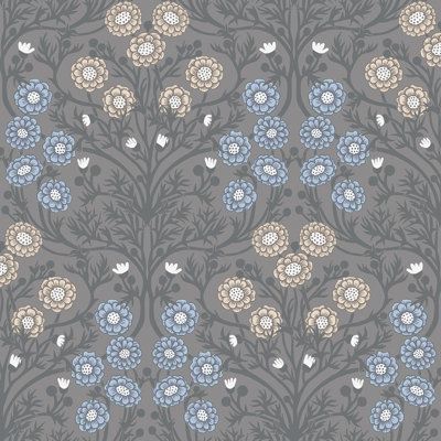 Bellis Delicate Floral Trail 10m x 53cm Wallpaper Roll