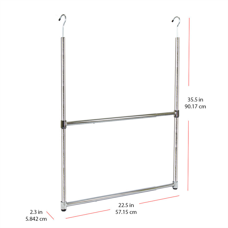 Rangement suspendu, Chrome