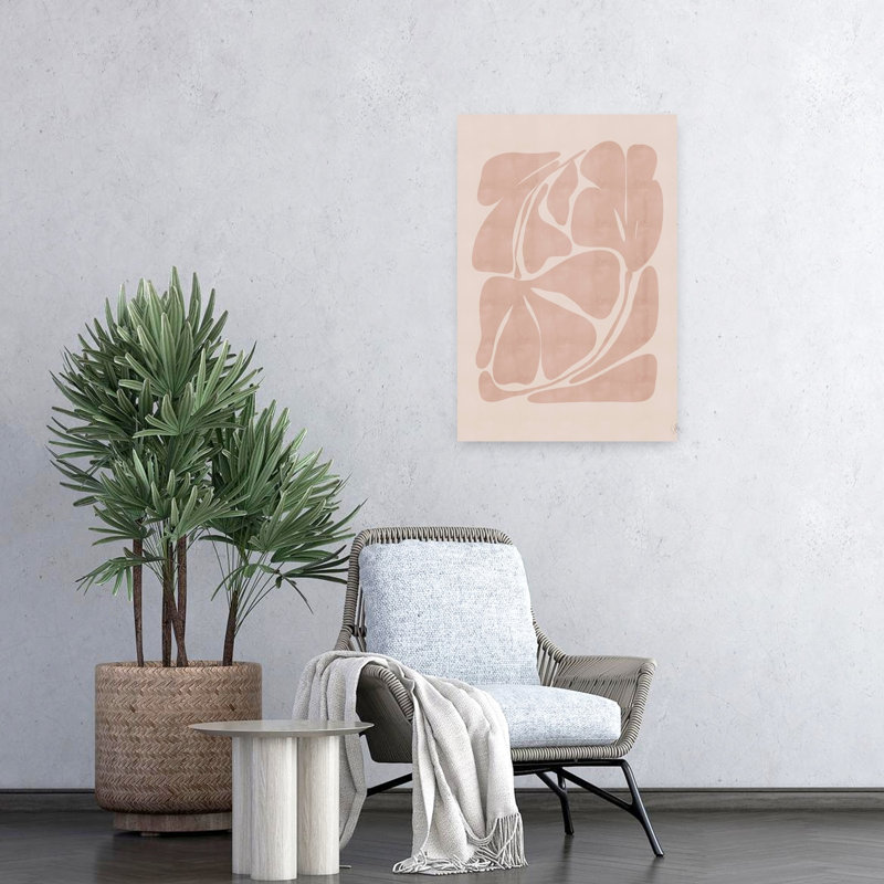 Art contemporain, art géométrique minimaliste abstrait, H 24 po x l 16 po