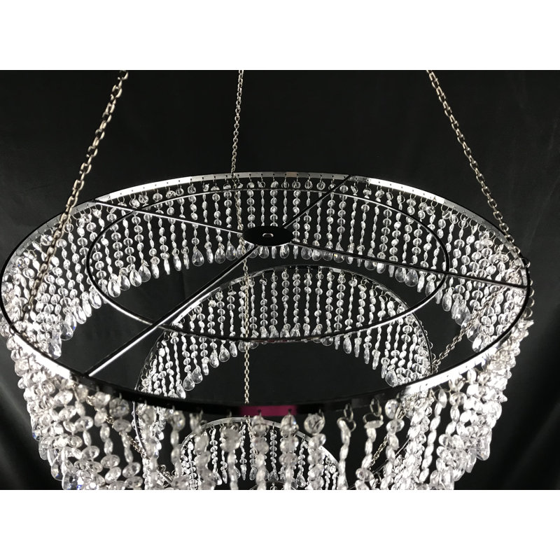Trystan 1 - Light Chrome Unique/Statement Pendant