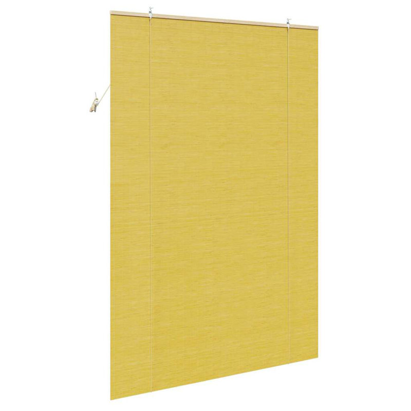 Bamboo Venetian Blind, Yellow, 220cm L x 150cm W