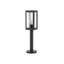 Dark Grey Metal Bollard Light
