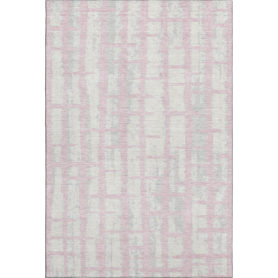 Premium Machine Washable Prisco Pink Rug
