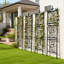 Gallaher 195cm H x 50cm W  2 pack Steel Lattice Panel Trellis Side Panel