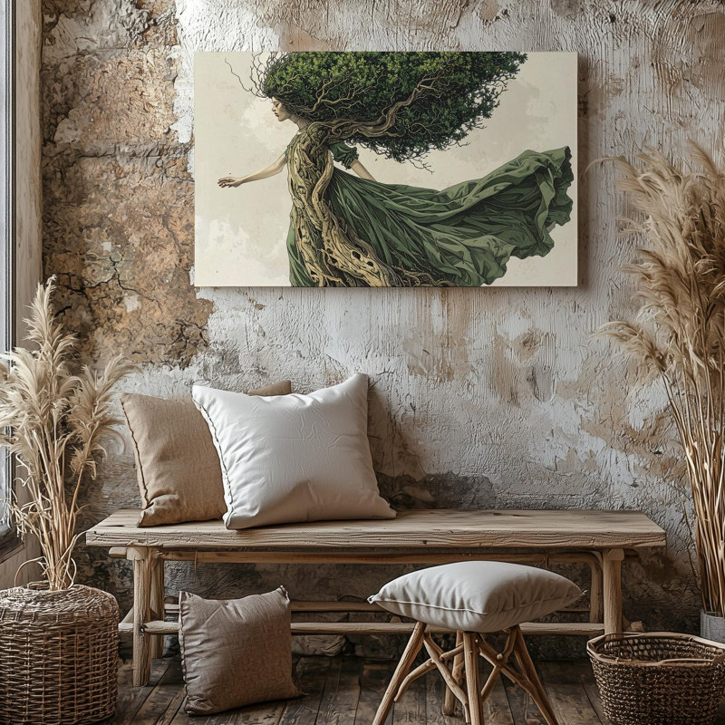 Toile Art mural Dryad Spirit, H 9 po x l 12 po