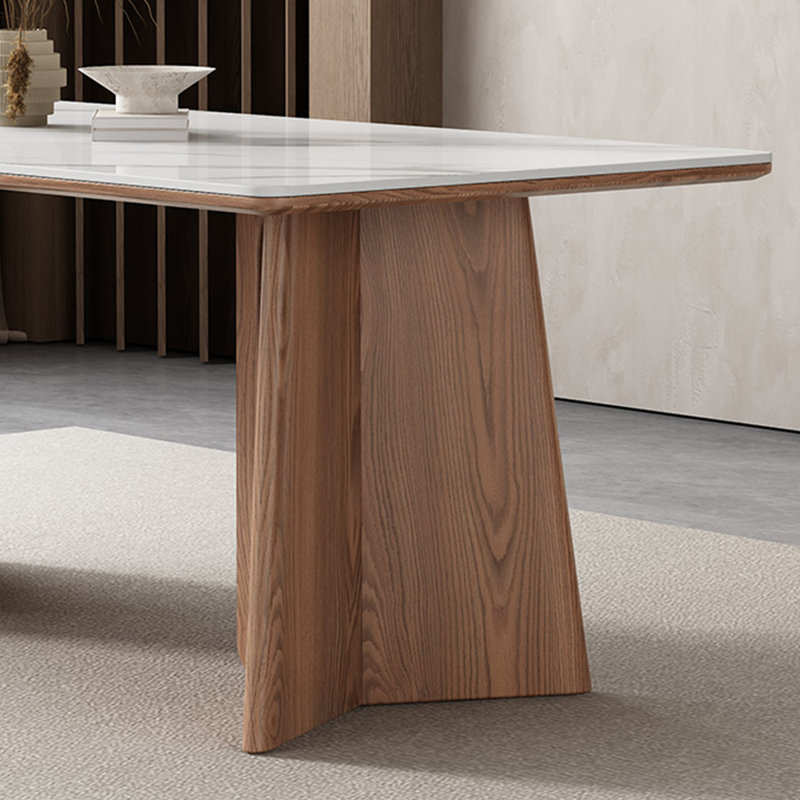 Modern rectangular fashion dining table sets, 30.3"H x 70.9"L x 35.4"W